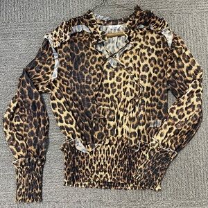 LEOPARD BLOUSE